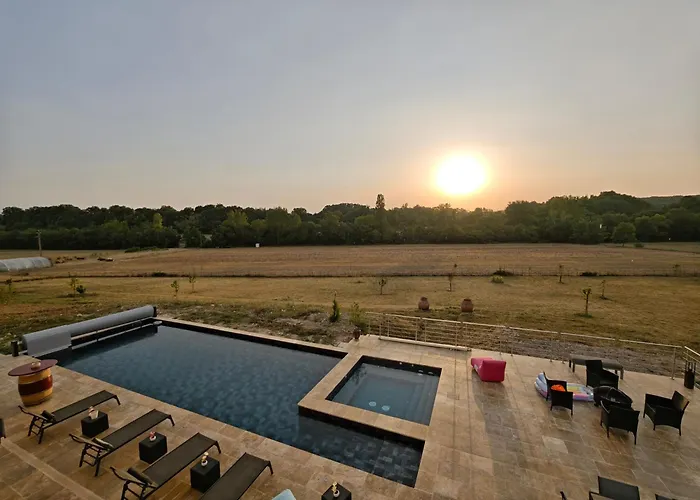 לינה וארוחת בוקר Mas Des Landes Le Verdier (Tarn)